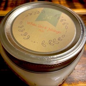 White tea & mango candle
